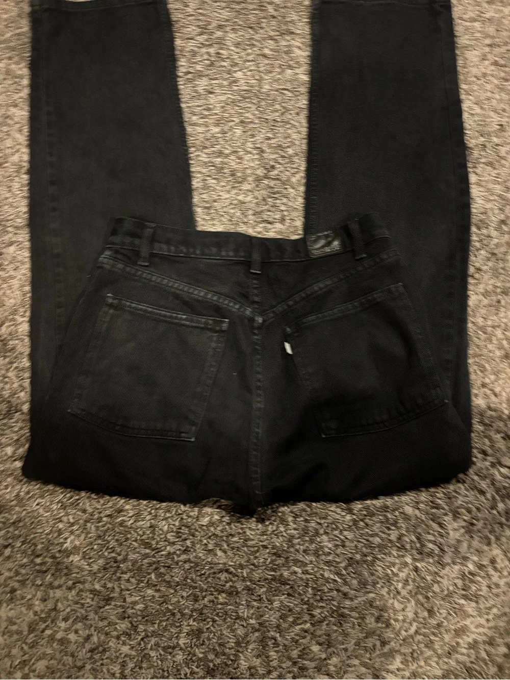 Men's Silver Tab by Levi’s Black Loose Fit Jeans